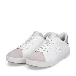 Rieker Sneakers-Women'S Sneaker Low Swan-White Beige