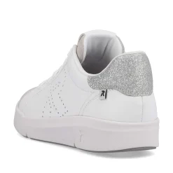 Rieker Sneakers-Women'S Sneaker Low Swan-White Beige