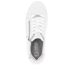 Rieker Sneakers-Women'S Sneaker Low Clear White