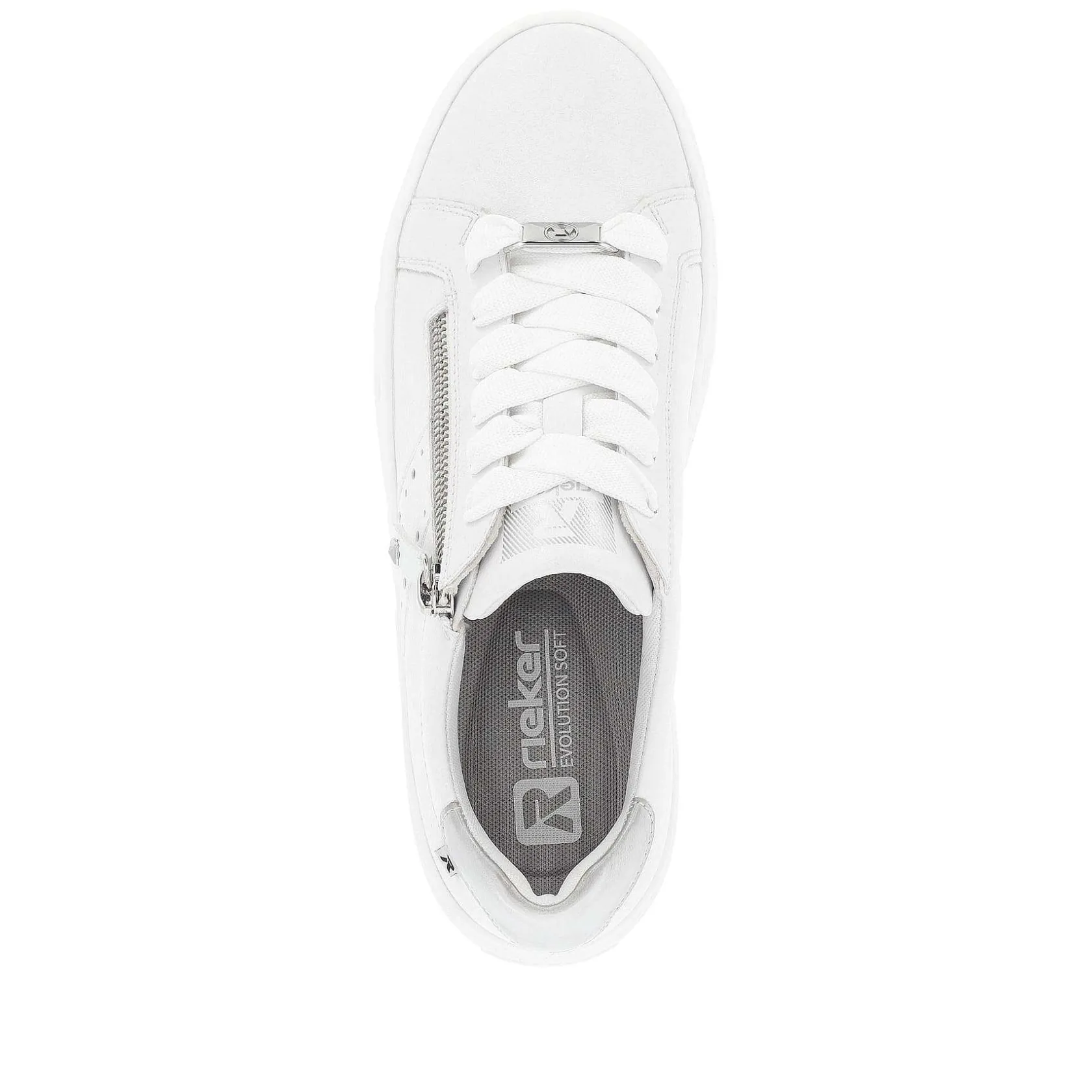 Rieker Sneakers-Women'S Sneaker Low Clear White