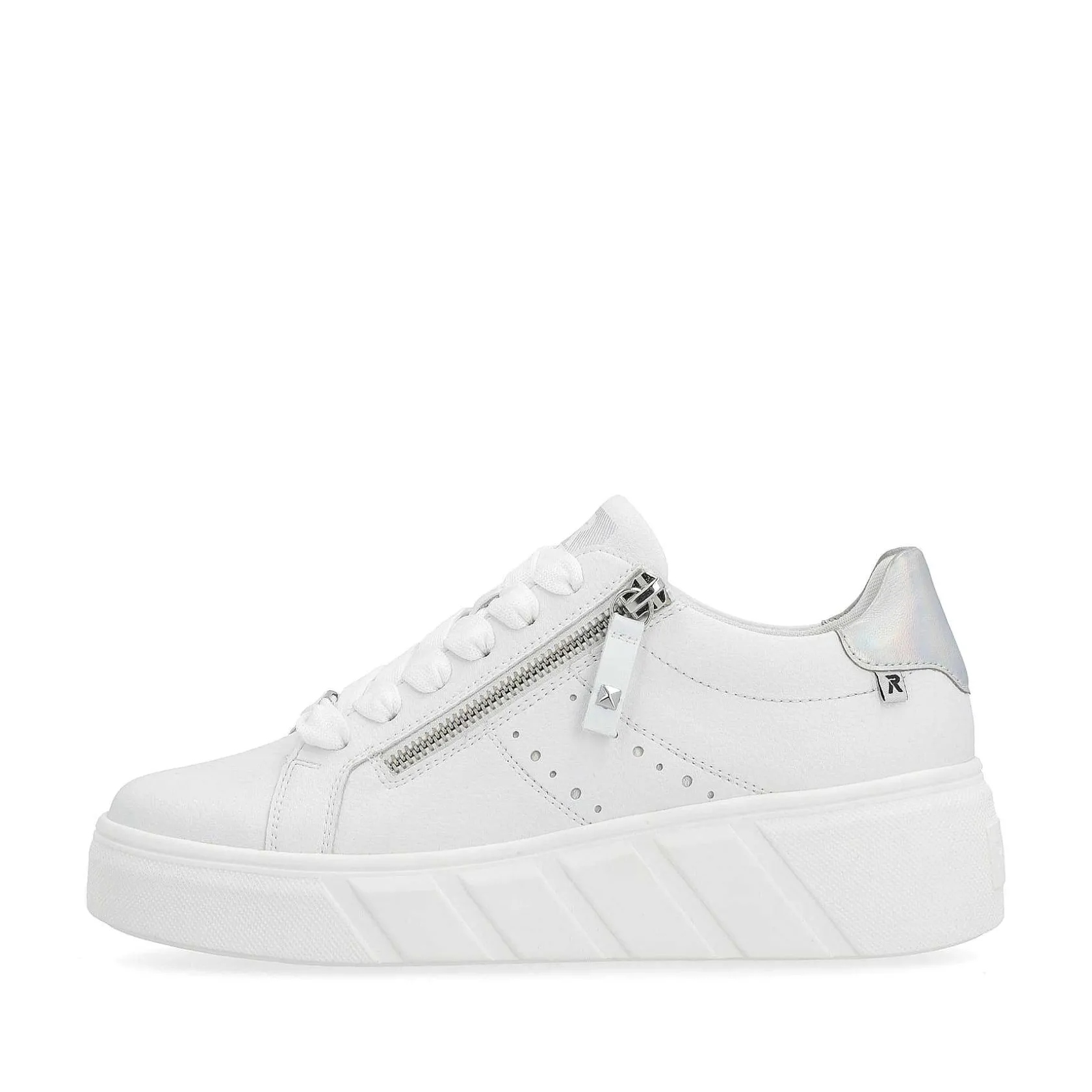 Rieker Sneakers-Women'S Sneaker Low Clear White