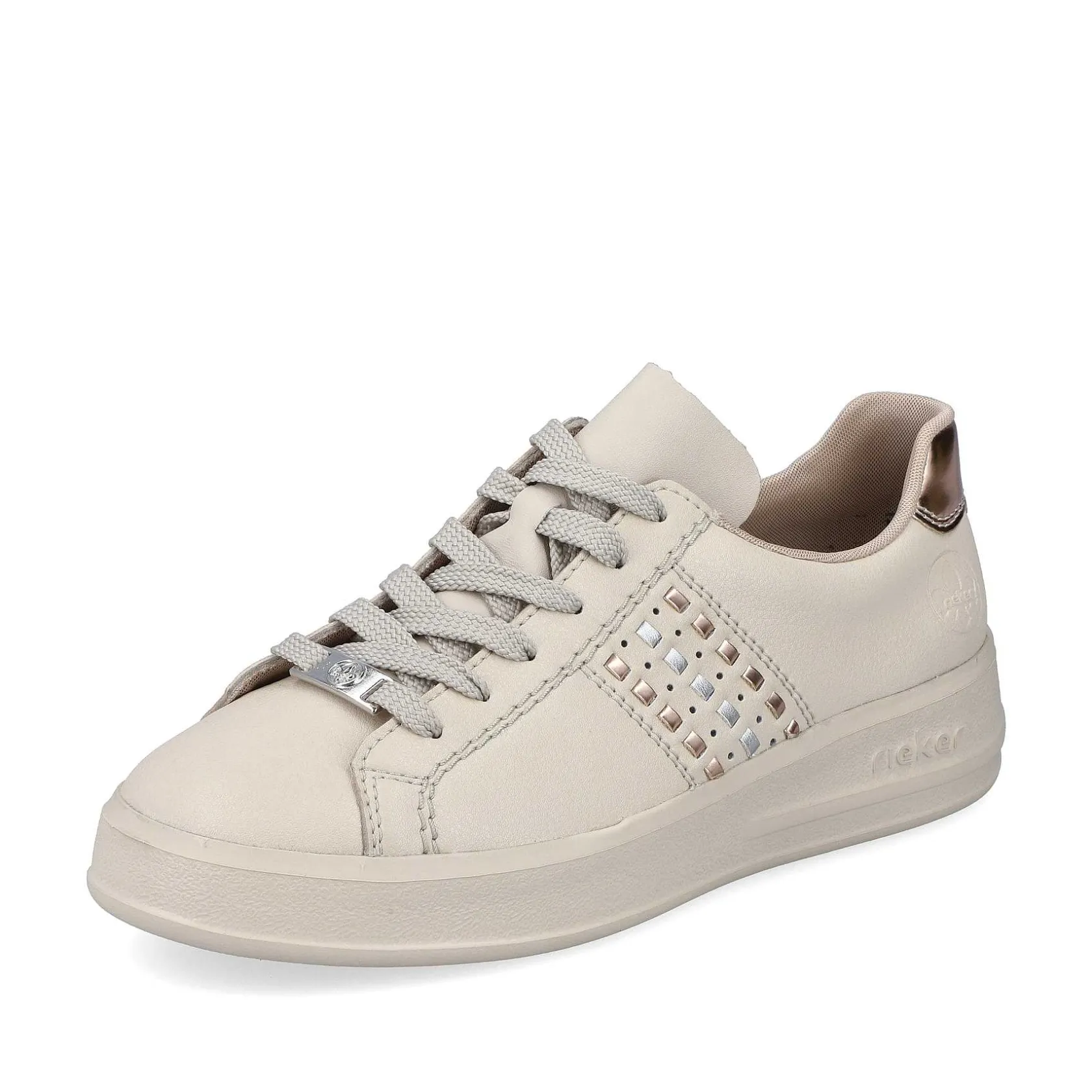 Rieker Sneakers-Women'S Sneaker Low Light Beige