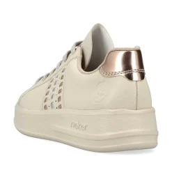 Rieker Sneakers-Women'S Sneaker Low Light Beige