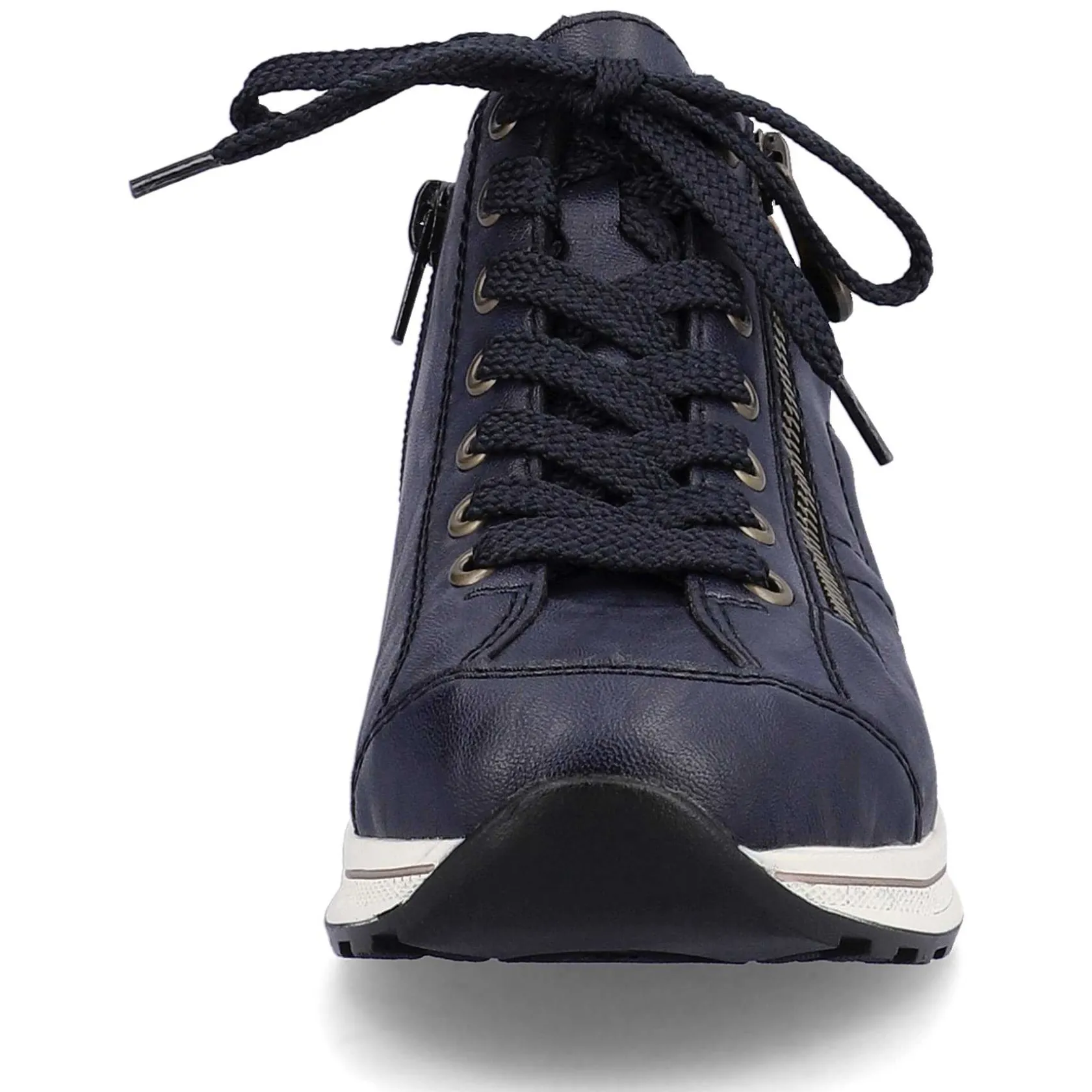 Rieker Sneakers-Women'S Sneaker Low Navy Blue-Brown