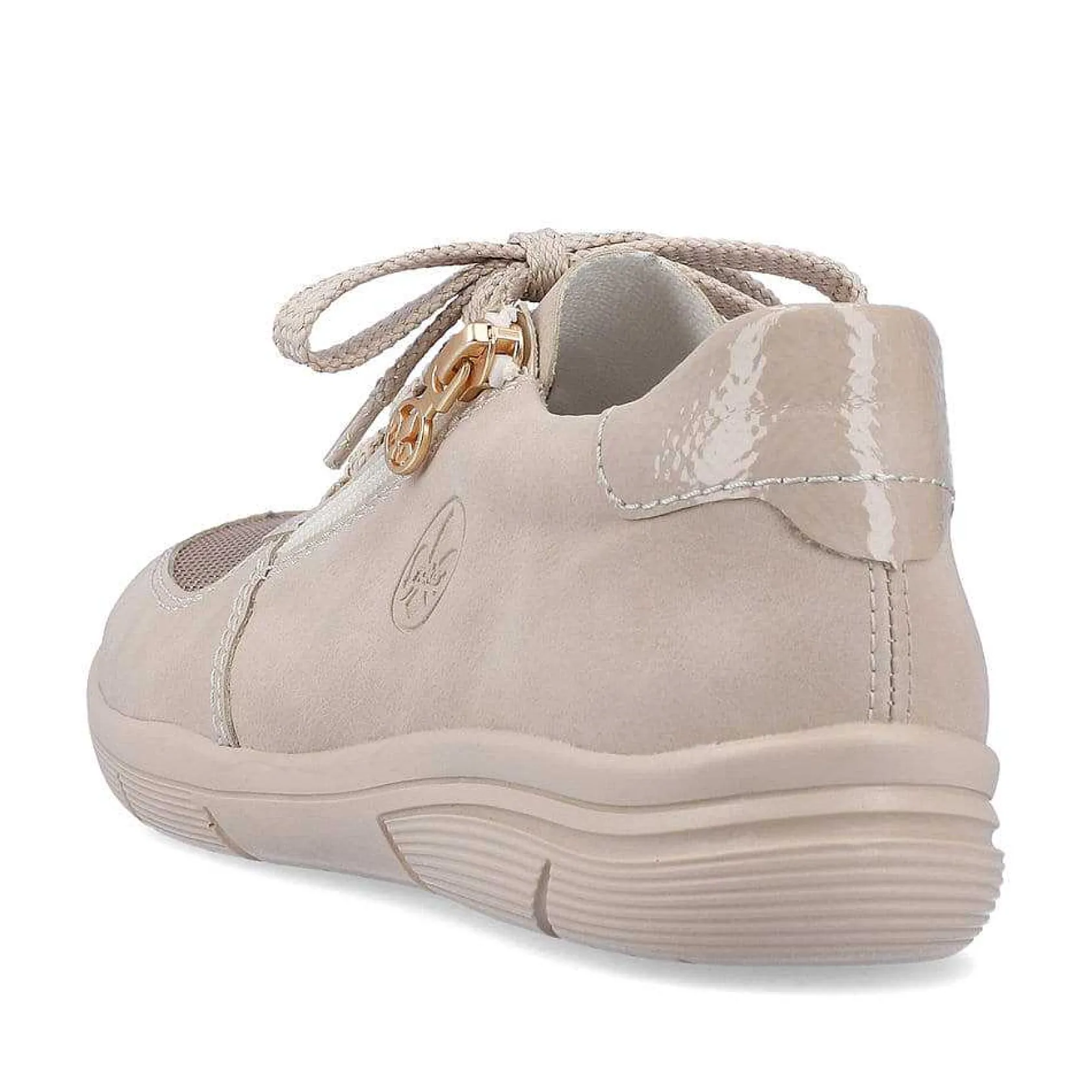 Rieker Sneakers-Women'S Sneaker Low Cream Beige