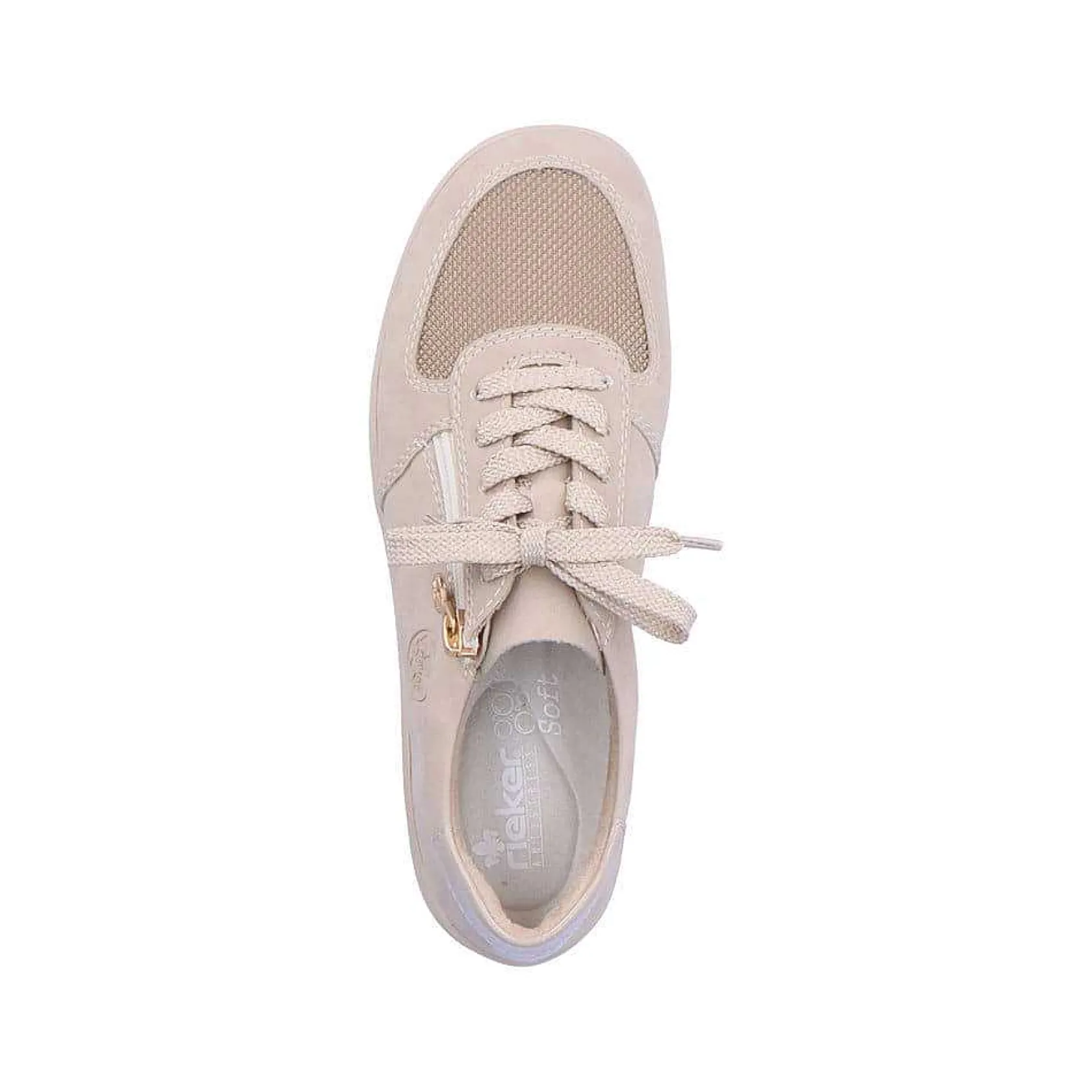 Rieker Sneakers-Women'S Sneaker Low Cream Beige