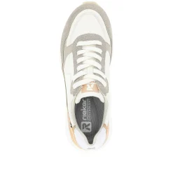 Rieker Sneakers-Women'S Sneaker Low Creamy-White Clay-Beige