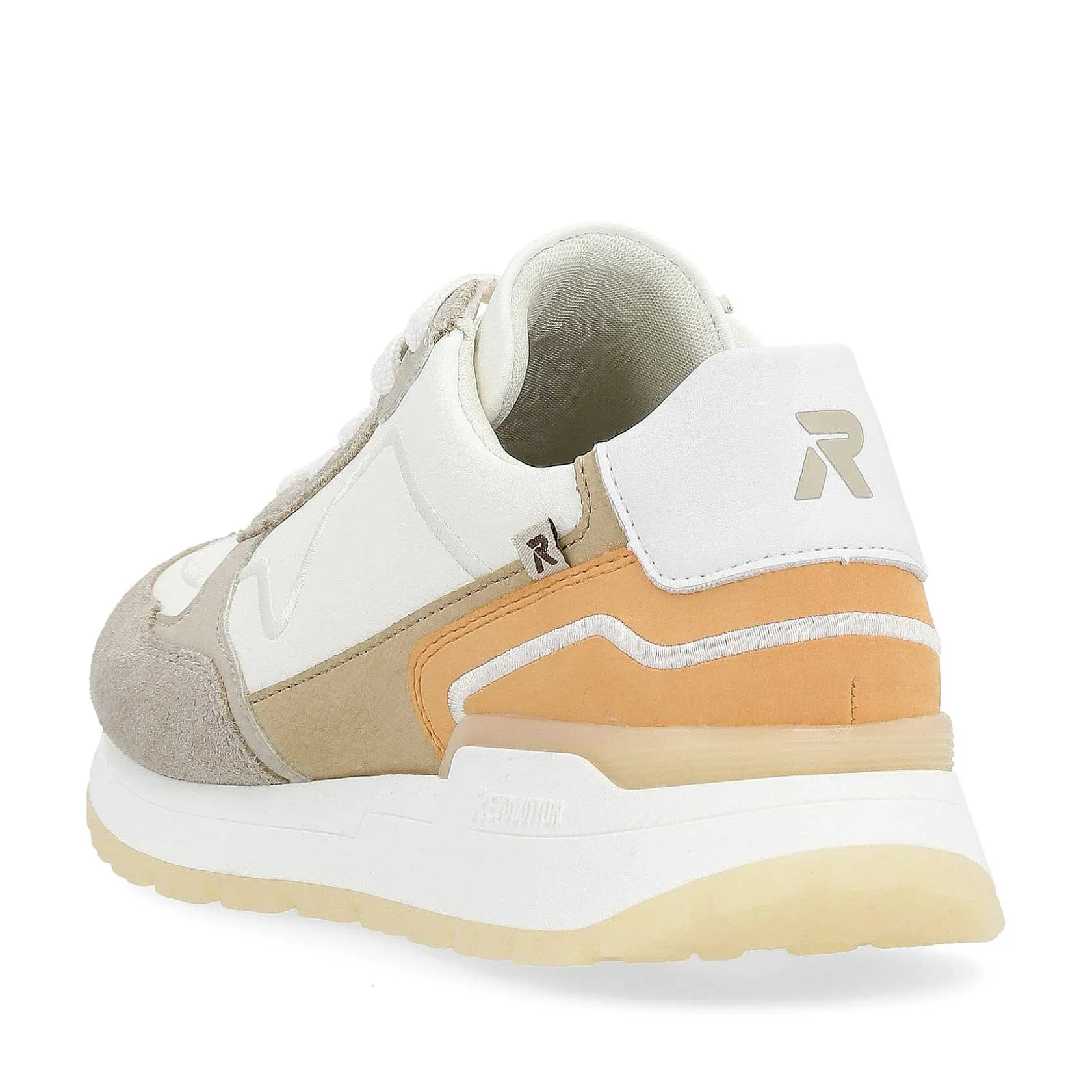 Rieker Sneakers-Women'S Sneaker Low Creamy-White Clay-Beige