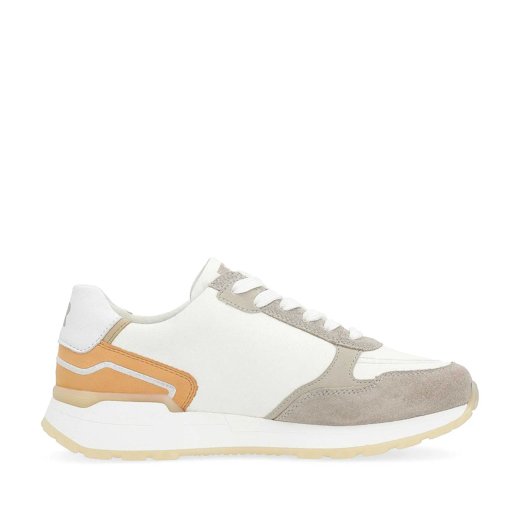 Rieker Sneakers-Women'S Sneaker Low Creamy-White Clay-Beige