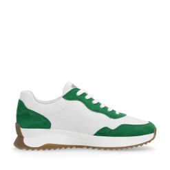 Rieker Colorful Styles-Women'S Sneaker Low Clear-White Emerald-Green