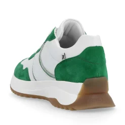 Rieker Colorful Styles-Women'S Sneaker Low Clear-White Emerald-Green