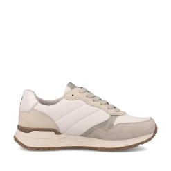 Rieker Sneakers-Women'S Sneaker Low Cream-Beige Snow