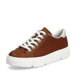 Rieker Sneakers-Women'S Sneaker Low Wood Brown