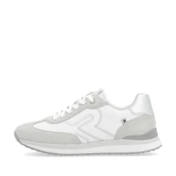 Rieker Sneakers-Women'S Sneaker Low Pearl-White Clay-Beige