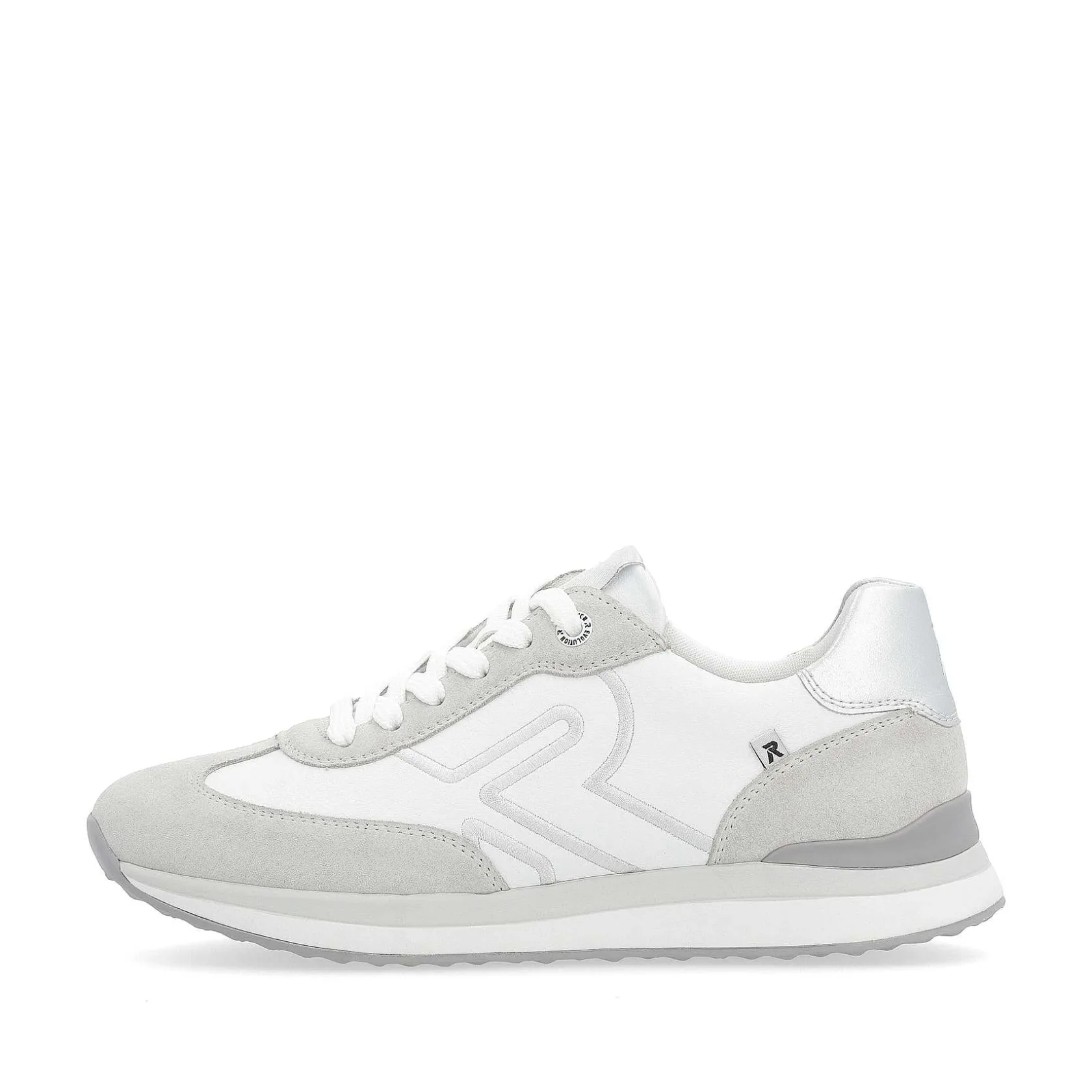 Rieker Sneakers-Women'S Sneaker Low Pearl-White Clay-Beige