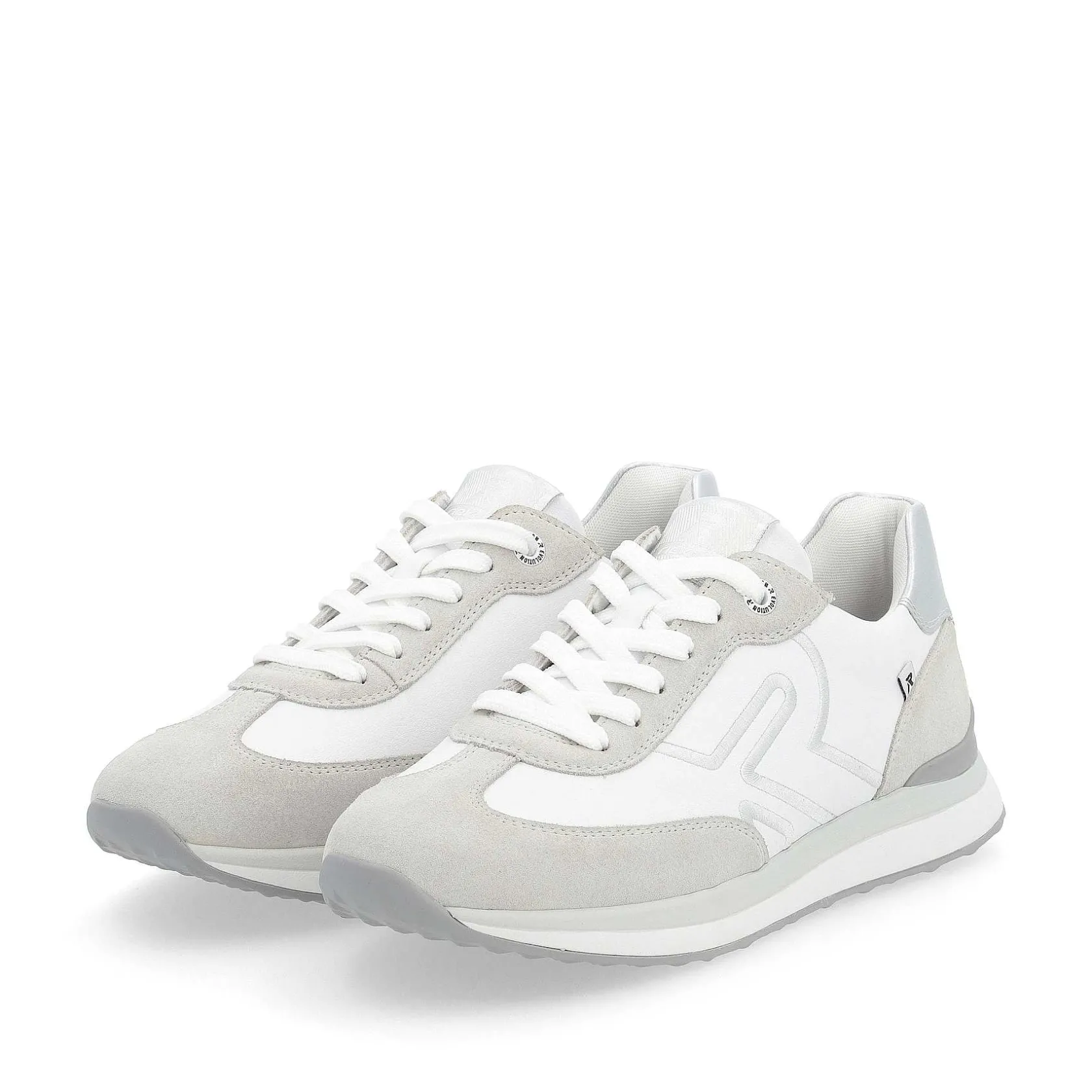 Rieker Sneakers-Women'S Sneaker Low Pearl-White Clay-Beige