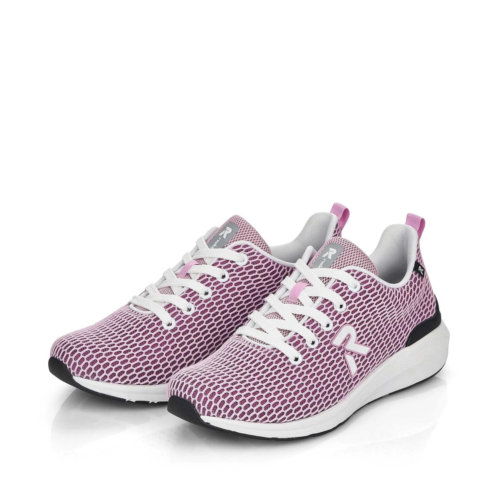 Rieker Colorful Styles-Women'S Sneaker Low Soft Pink
