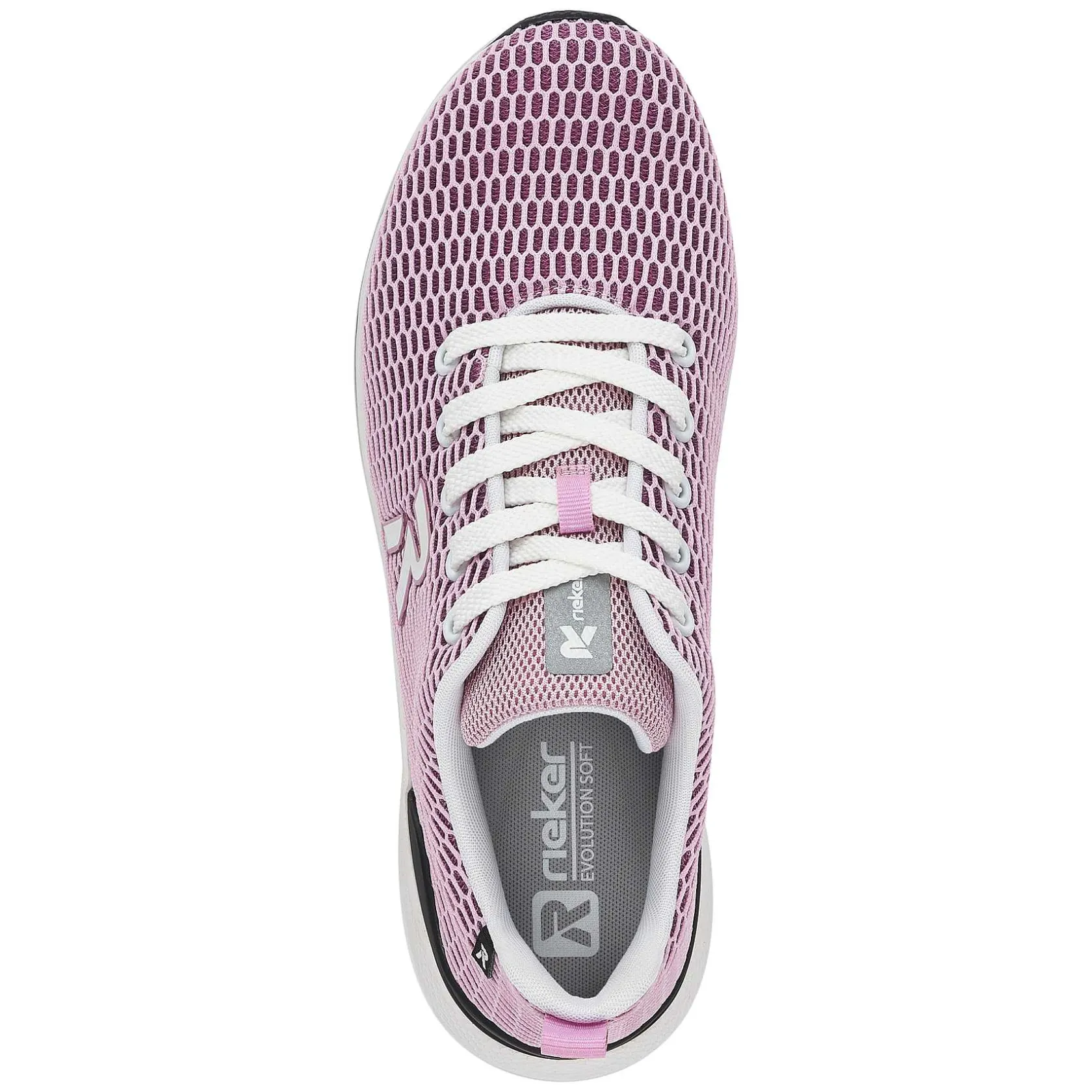 Rieker Colorful Styles-Women'S Sneaker Low Soft Pink