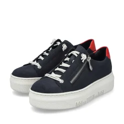 Rieker Sneakers-Women'S Sneaker Low Steel Blue