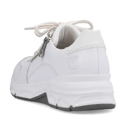 Rieker Sneakers-Women'S Sneaker Low Crystal White