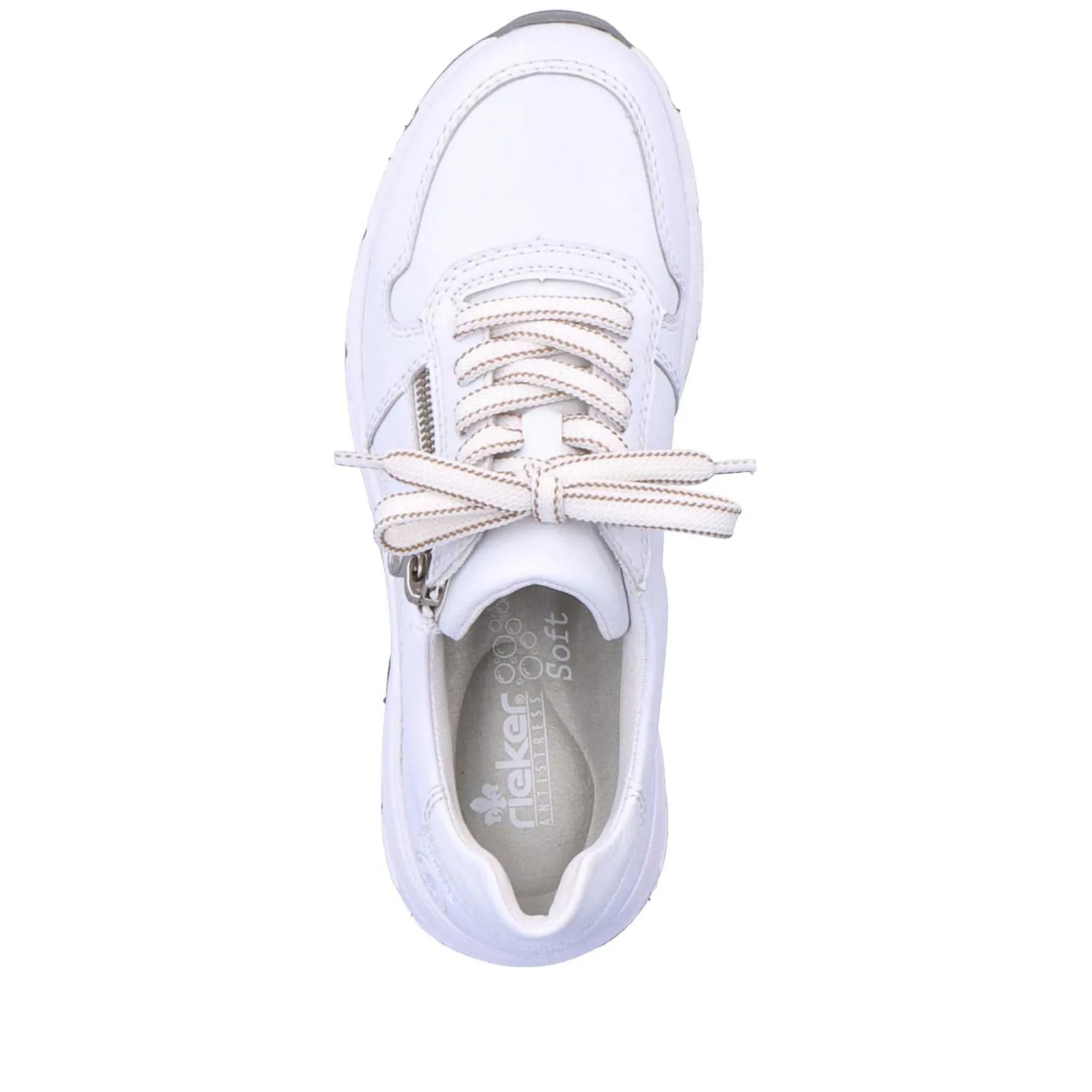 Rieker Sneakers-Women'S Sneaker Low Crystal White