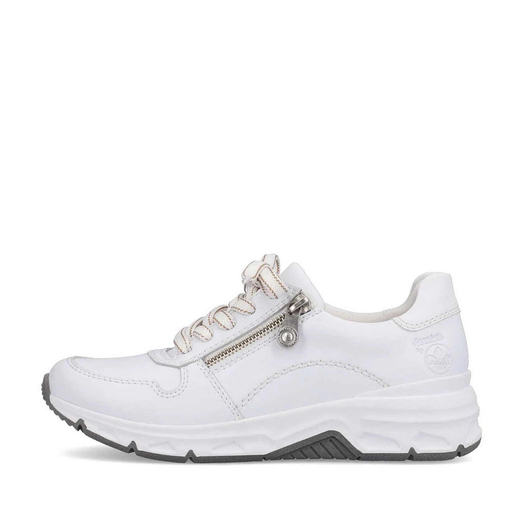 Rieker Sneakers-Women'S Sneaker Low Crystal White
