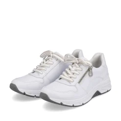 Rieker Sneakers-Women'S Sneaker Low Crystal White