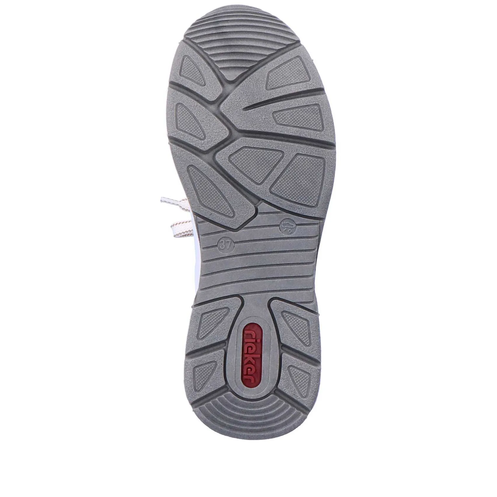 Rieker Sneakers-Women'S Sneaker Low Crystal White