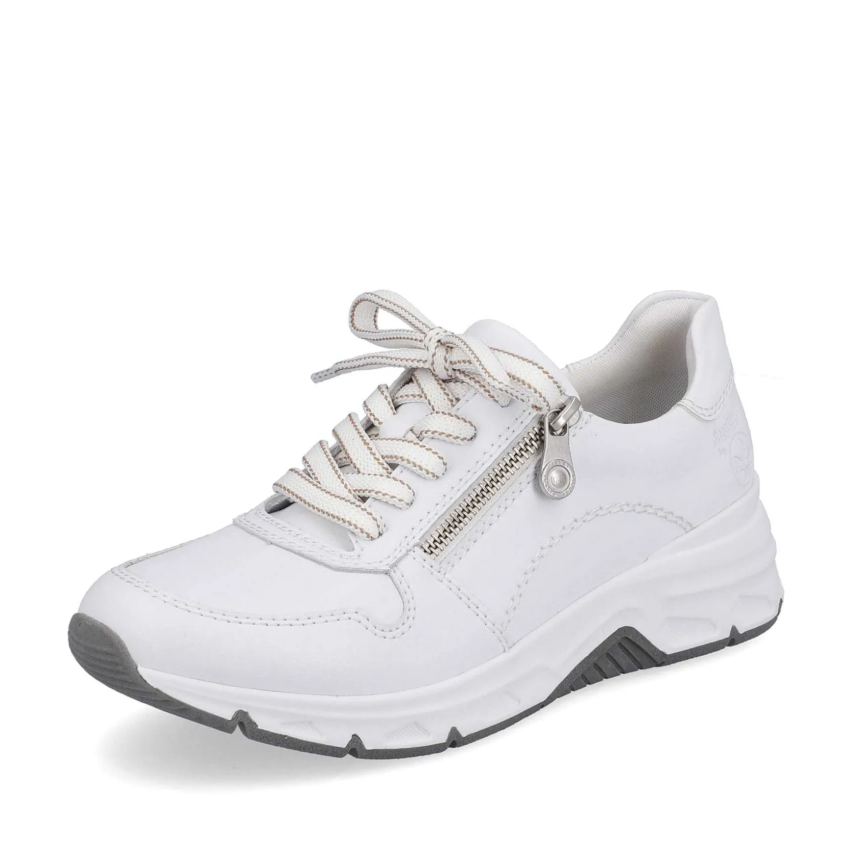 Rieker Sneakers-Women'S Sneaker Low Crystal White