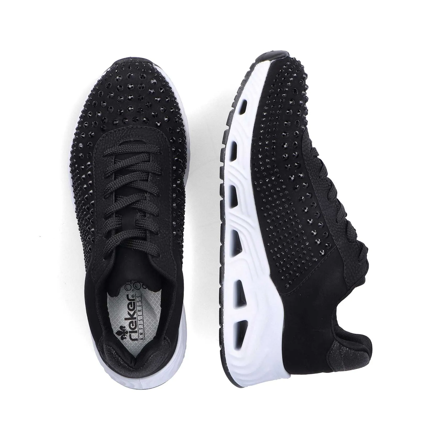 Rieker Vegan-Women'S Sneaker Low Deep Black
