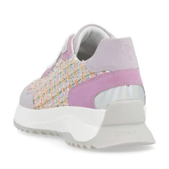 Rieker Colorful Styles-Women'S Sneaker Low Lavender Multi