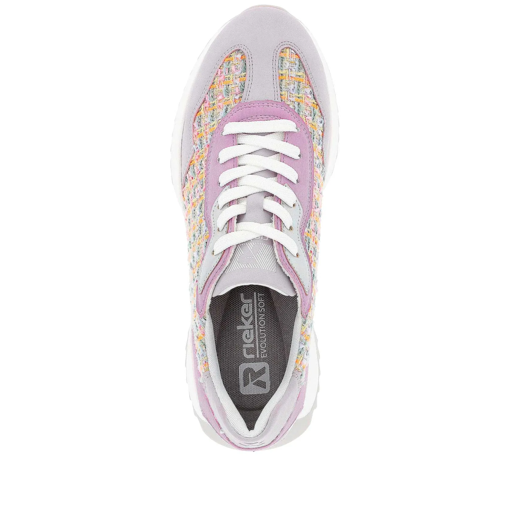 Rieker Colorful Styles-Women'S Sneaker Low Lavender Multi