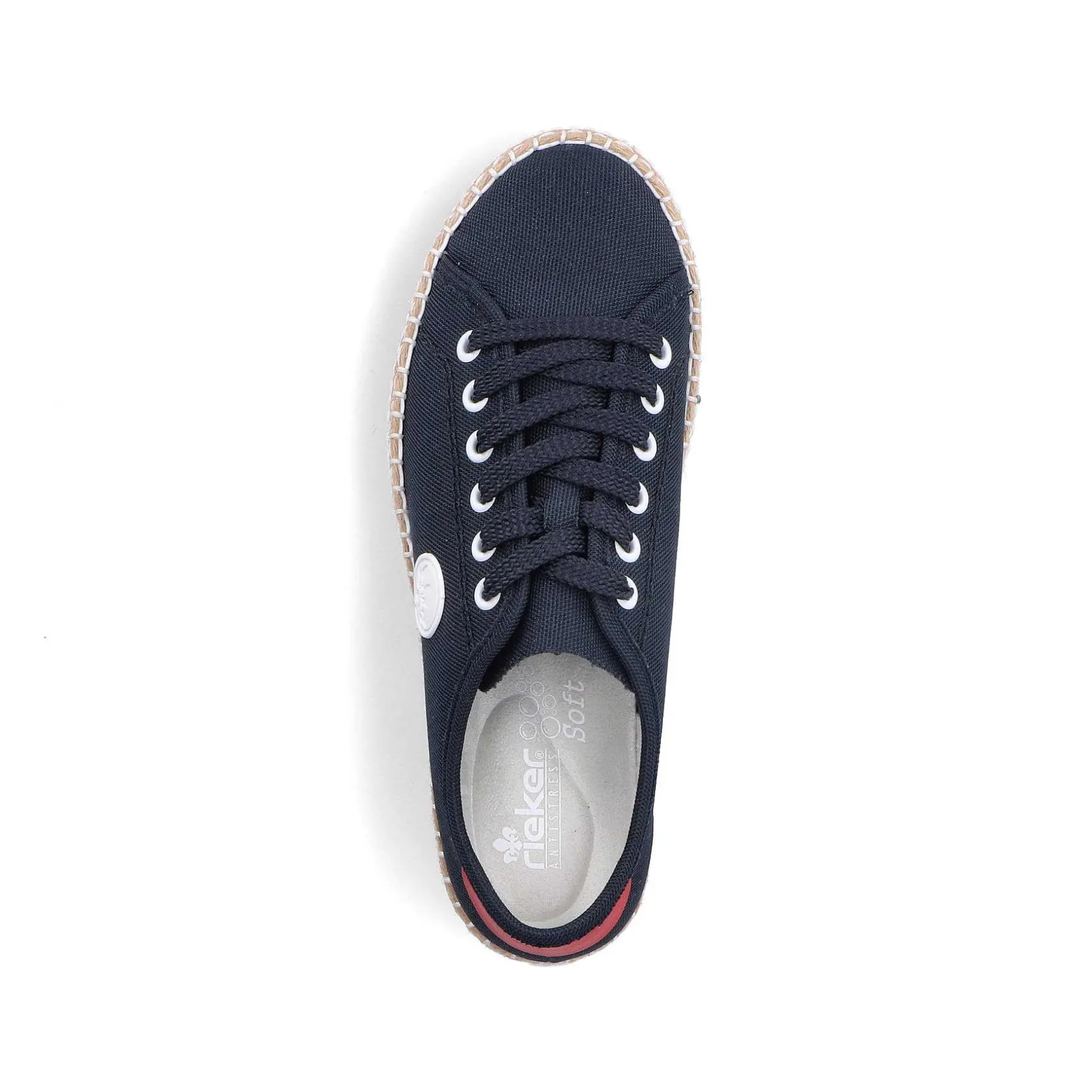 Rieker Vegan-Women'S Sneaker Low Steel Blue