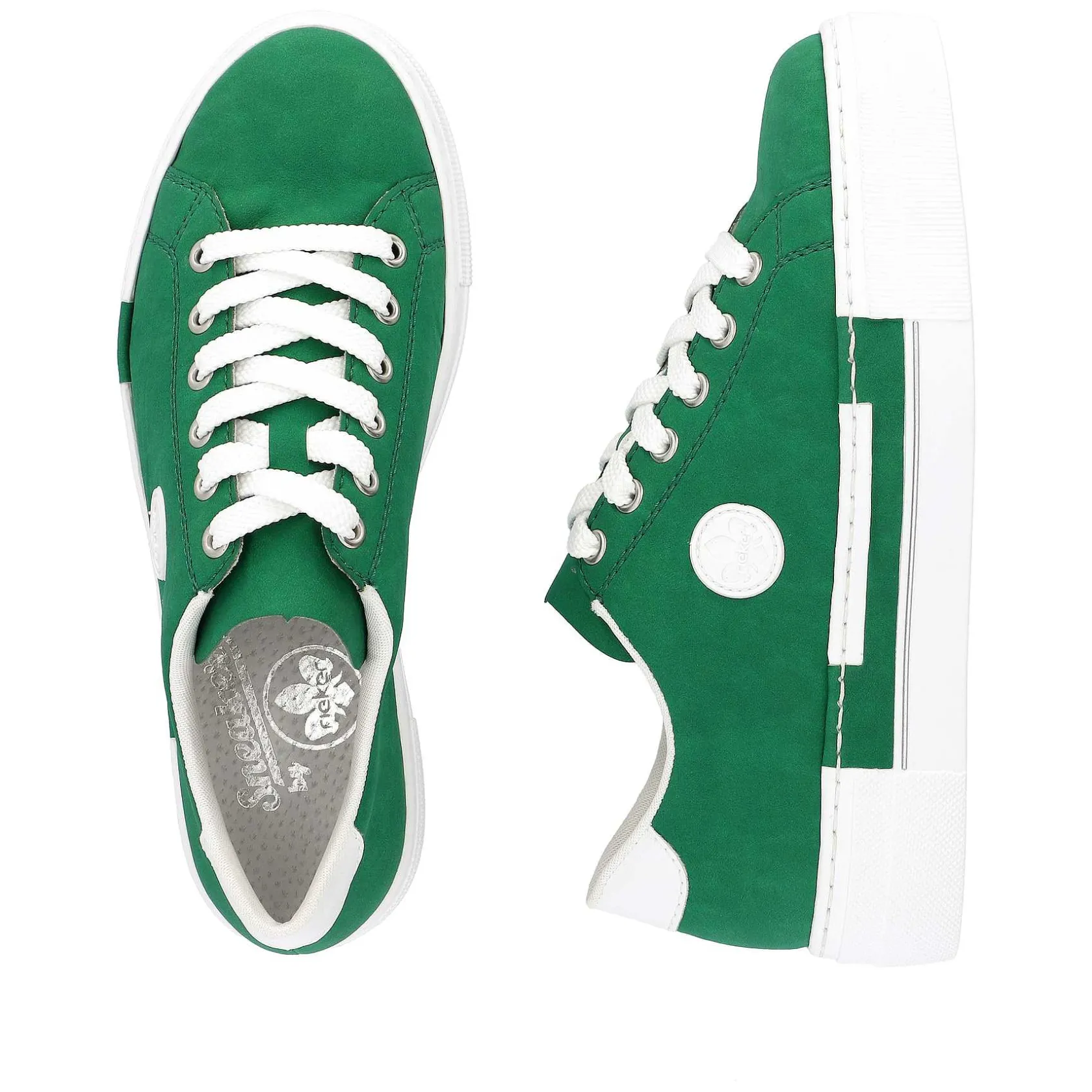 Rieker Colorful Styles-Women'S Sneaker Low Grass Green