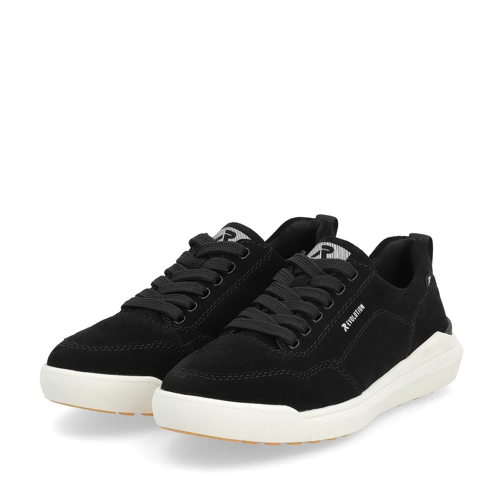 Rieker Sporty Styles-Women'S Sneaker Low Deep Black
