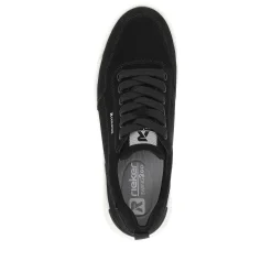 Rieker Sporty Styles-Women'S Sneaker Low Deep Black