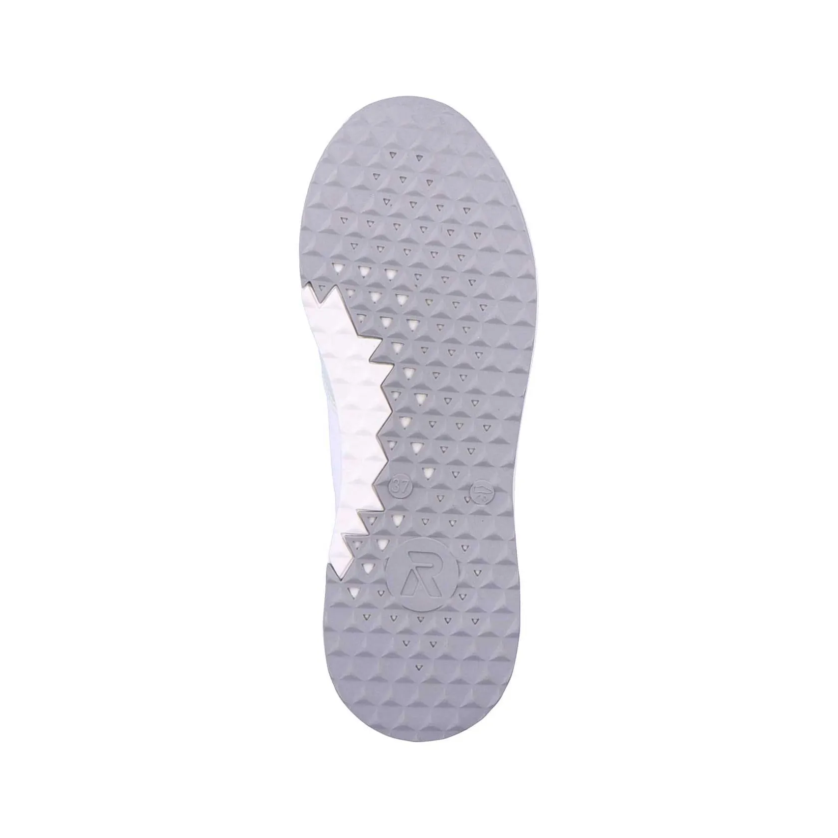 Rieker Sneakers-Women'S Sneaker Low Swan-White Clay-Beige Ice-Blue