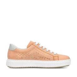 Rieker Colorful Styles-Women'S Sneaker Low Pastel Orange