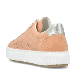 Rieker Colorful Styles-Women'S Sneaker Low Pastel Orange