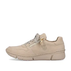 Rieker Sneakers-Women'S Sneaker Low Cream Beige