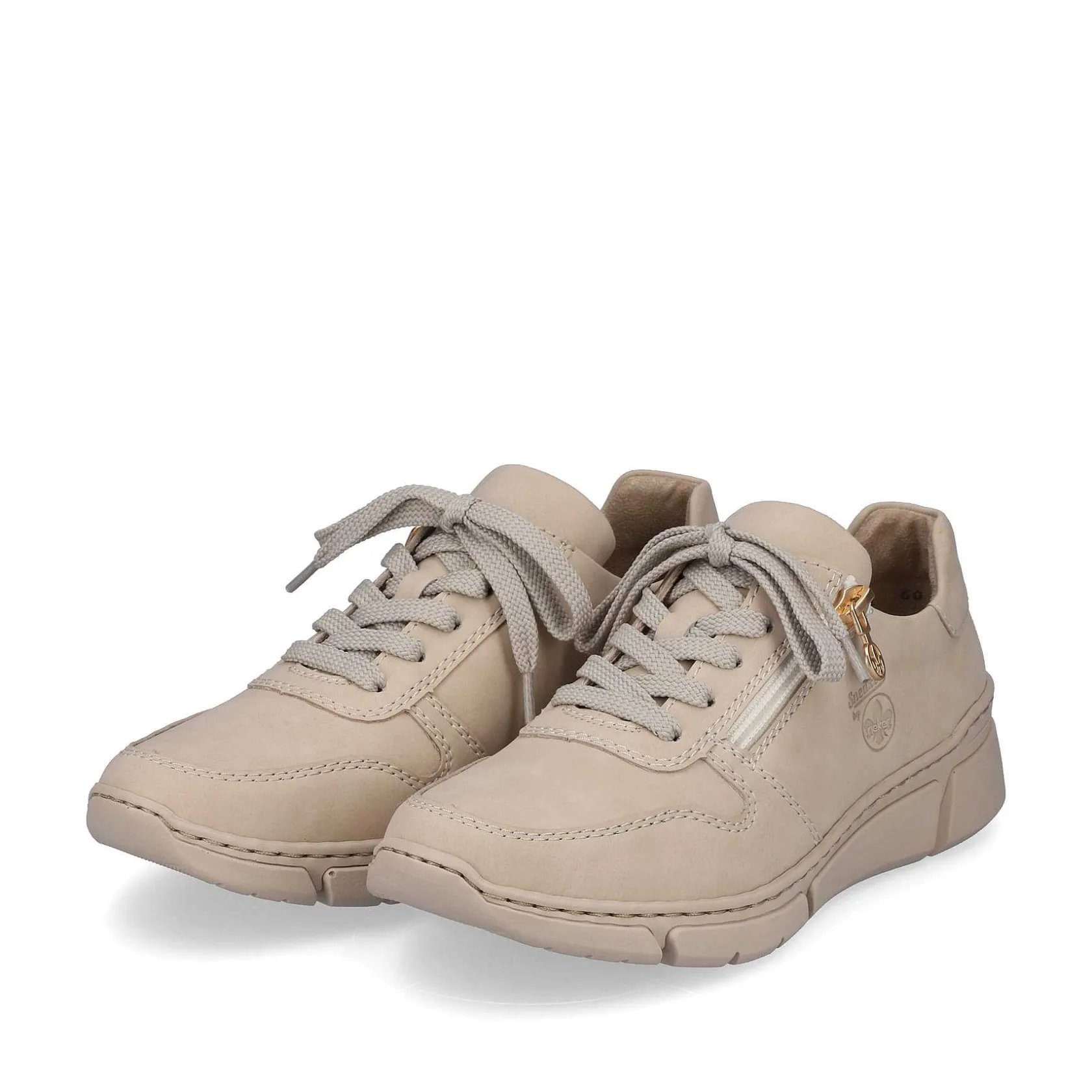 Rieker Sneakers-Women'S Sneaker Low Cream Beige