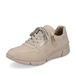 Rieker Sneakers-Women'S Sneaker Low Cream Beige