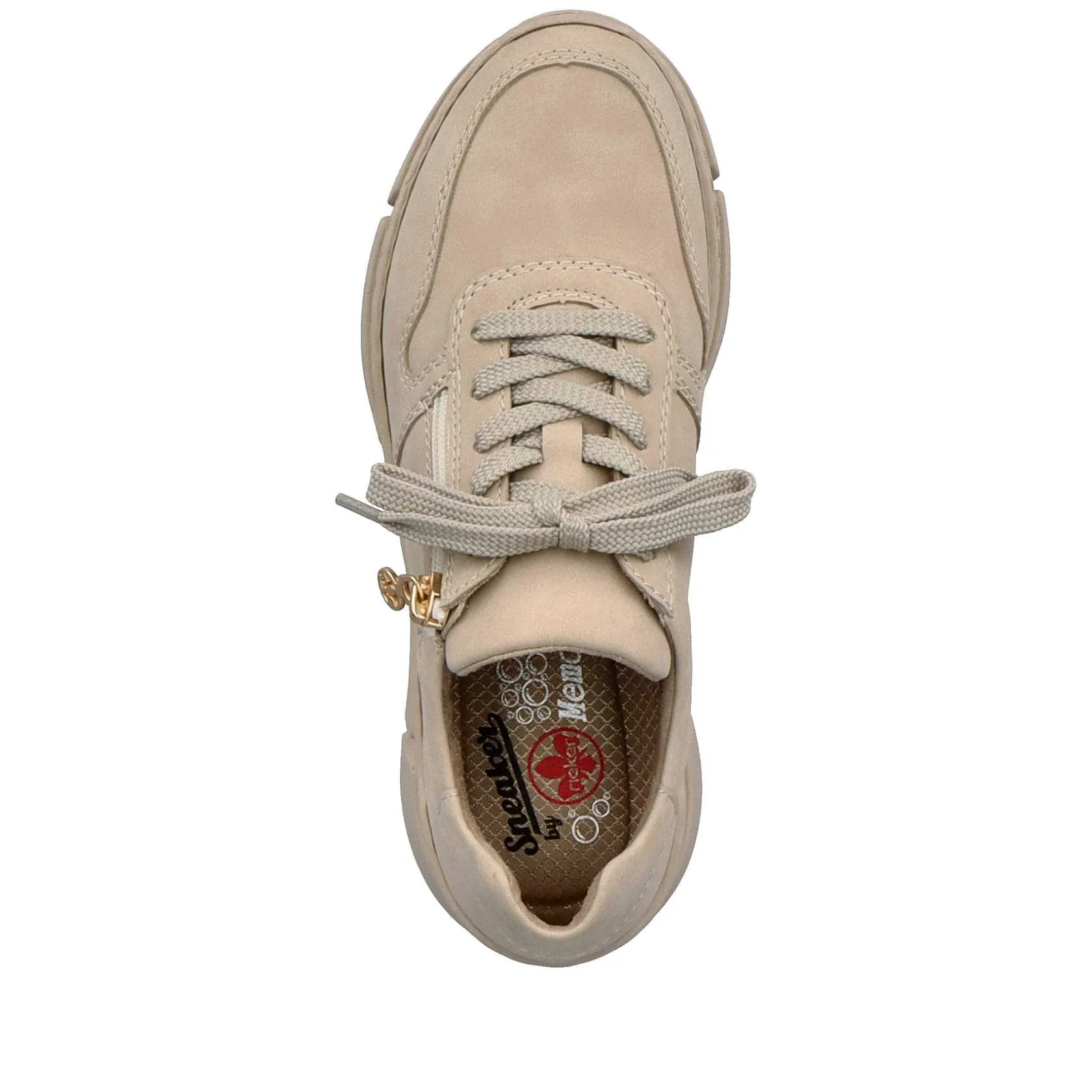 Rieker Sneakers-Women'S Sneaker Low Cream Beige