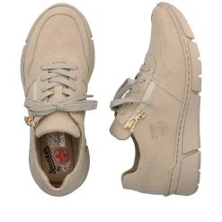 Rieker Sneakers-Women'S Sneaker Low Cream Beige