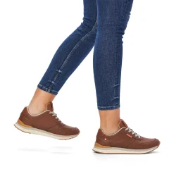 Rieker Sneakers-Women'S Sneaker Low Wood Brown