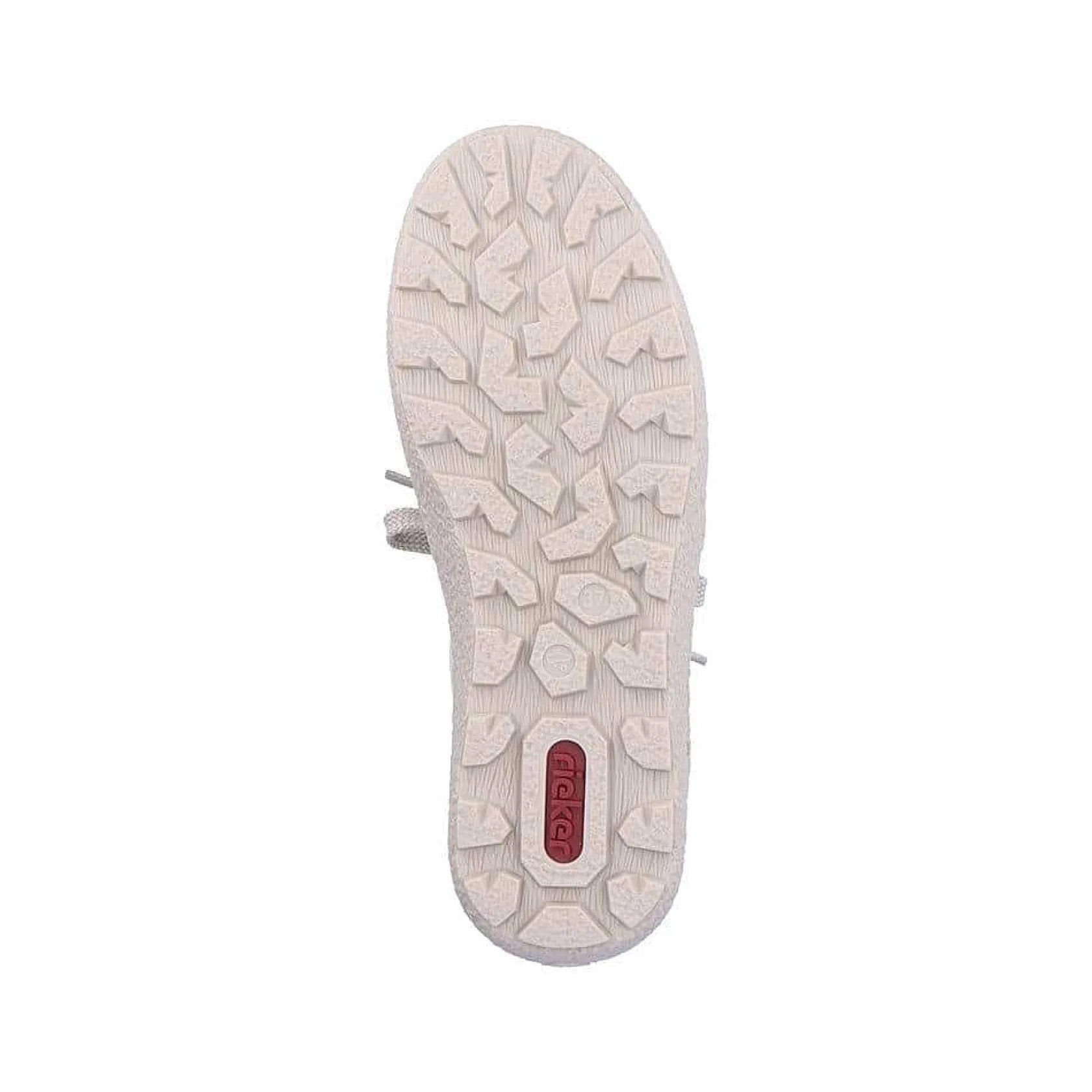 Rieker Sneakers-Women'S Sneaker Low Cream Beige-Royal Blue