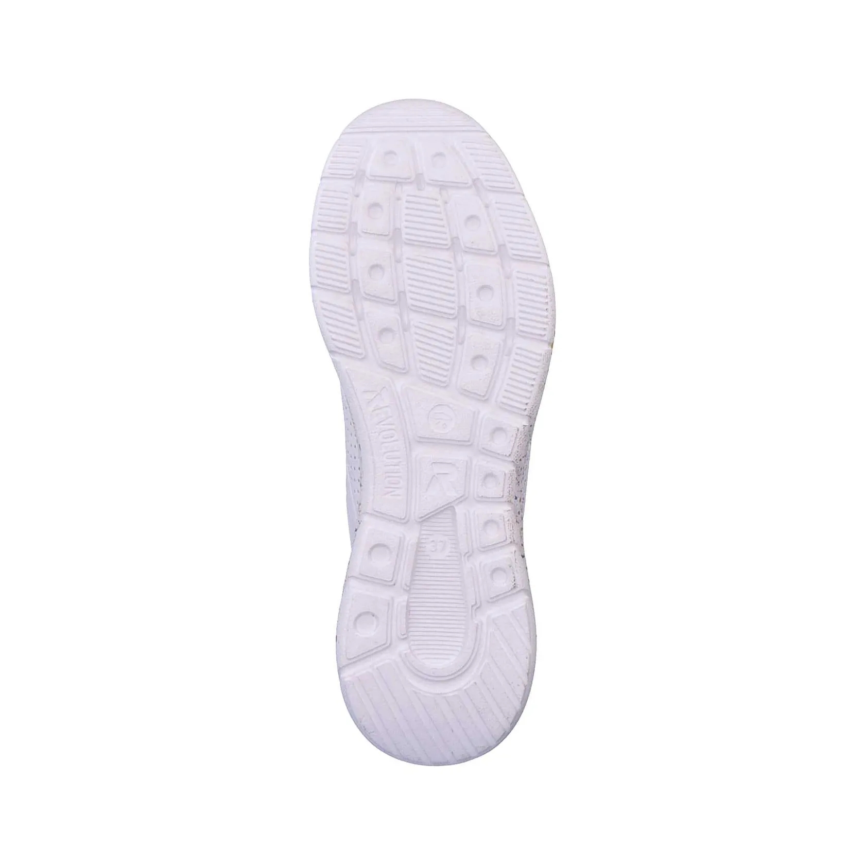 Rieker Sneakers-Women'S Sneaker Low Swan-White Rainbow