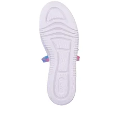 Rieker Colorful Styles-Women'S Sneaker Low Cream White-Flamigor Pink