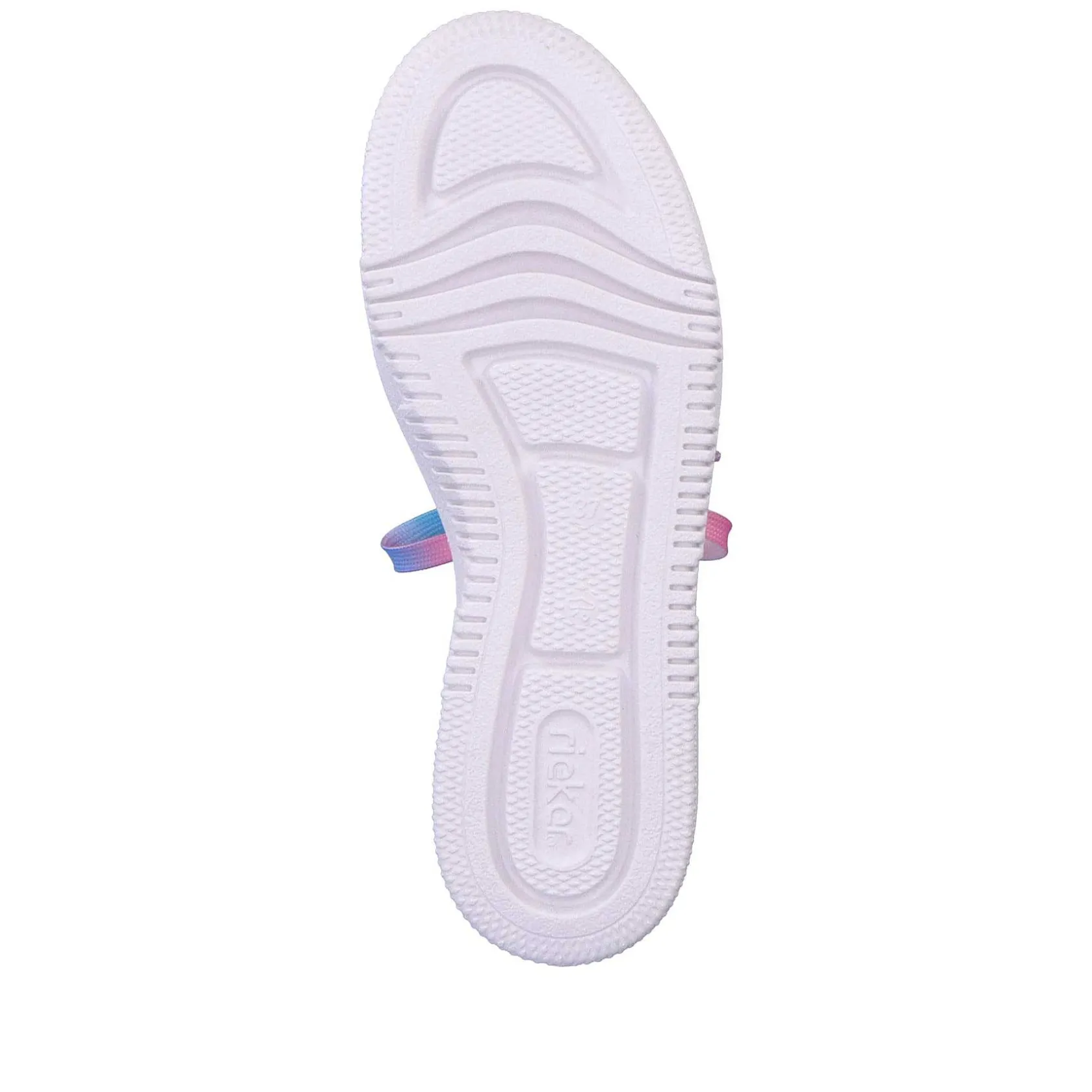 Rieker Colorful Styles-Women'S Sneaker Low Cream White-Flamigor Pink