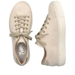 Rieker Sneakers-Women'S Sneaker Low Light Beige